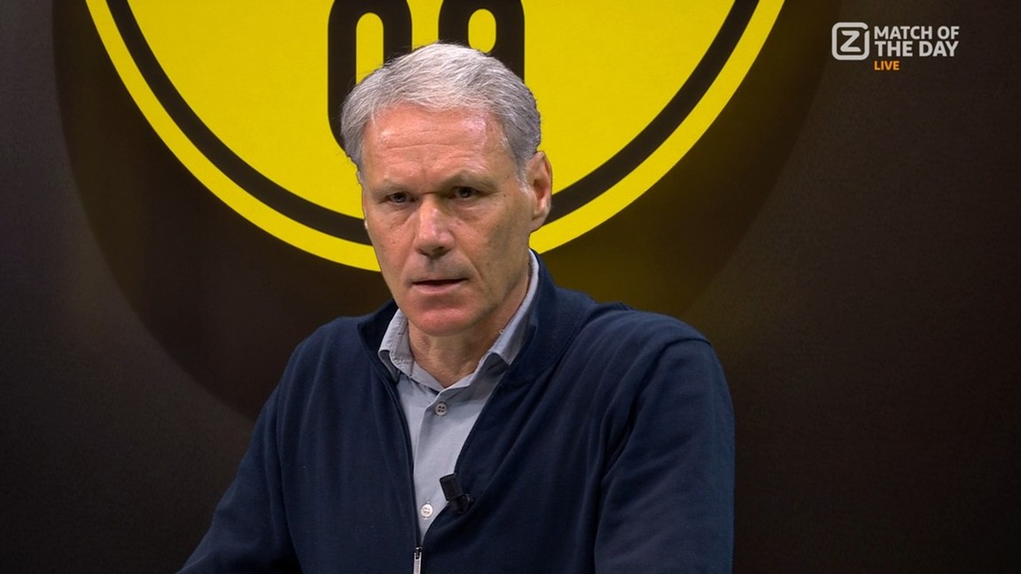 Van Basten: 'Real wordt overklast door tactiek van Dortmund'