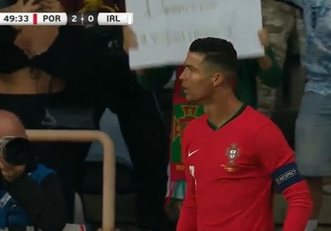 Ronaldo duidelijk warm voor EK na weergaloze goal met chocoladebeen