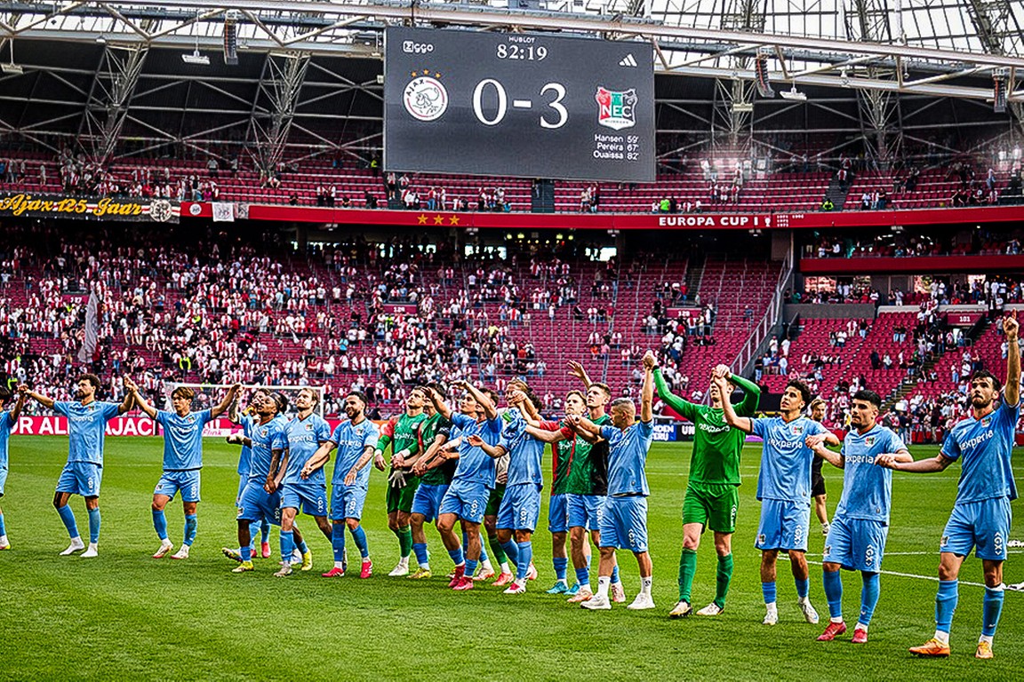 Van overleven naar stunten: de zege van NEC bij Ajax ontleed