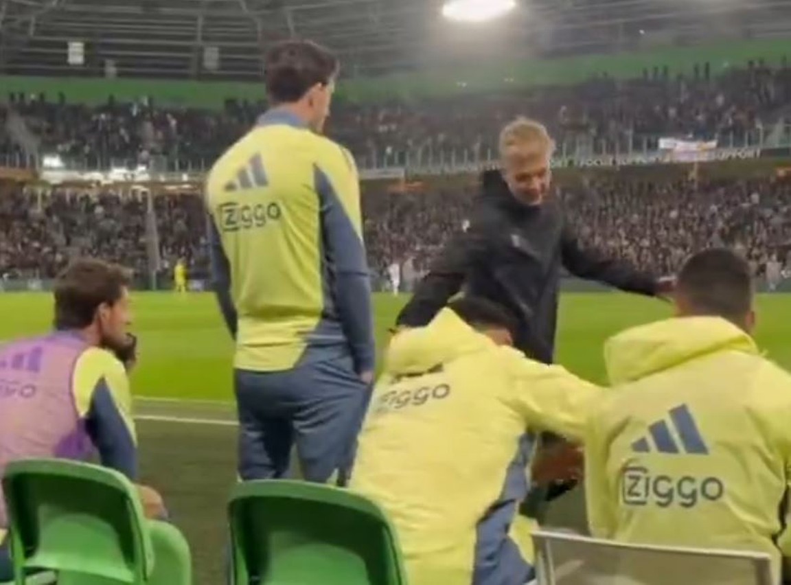 Ballenjongen Groningen krijgt bonje met Ajax-goalie Matheus: 'Kinderachtig hè'