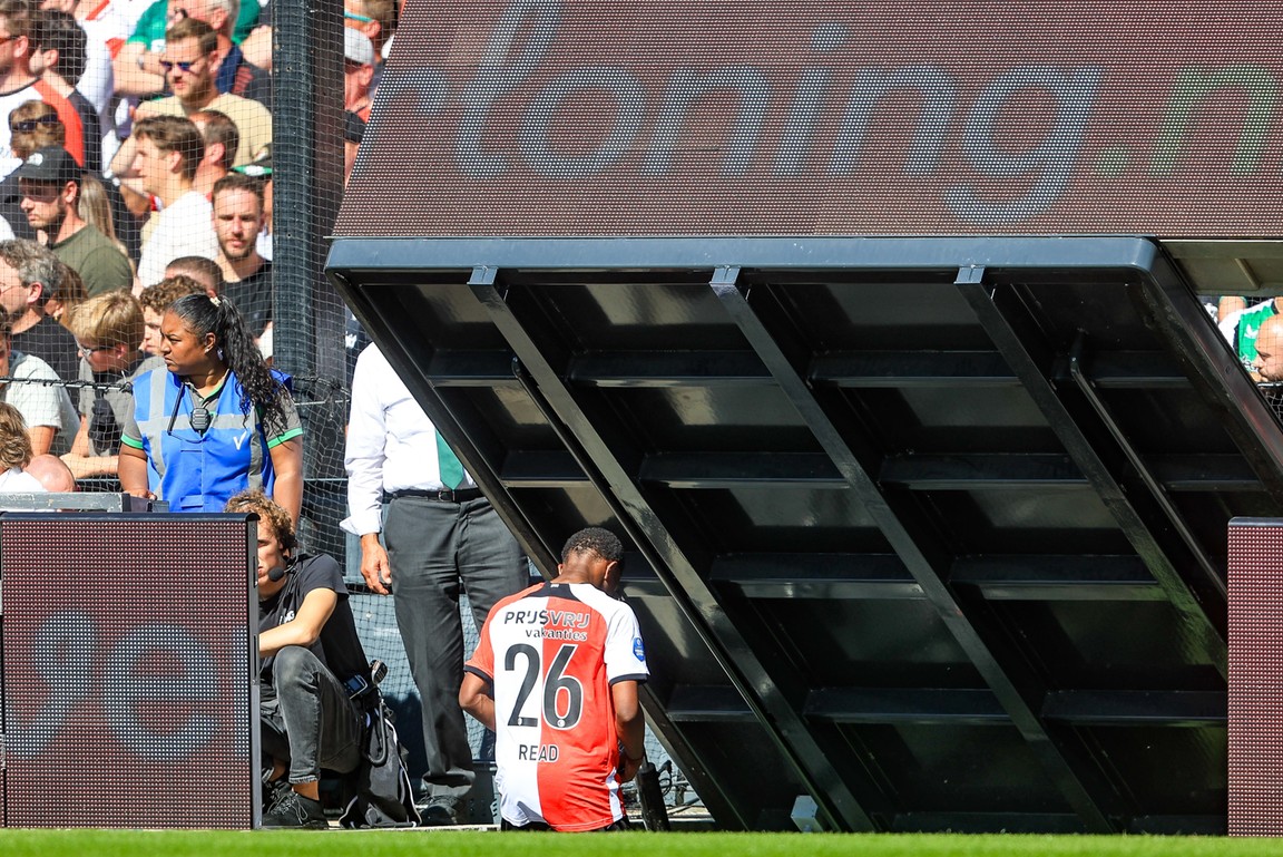 Feyenoord krijgt opnieuw gelijk: Read definitief niet geschorst na rood tegen PSV