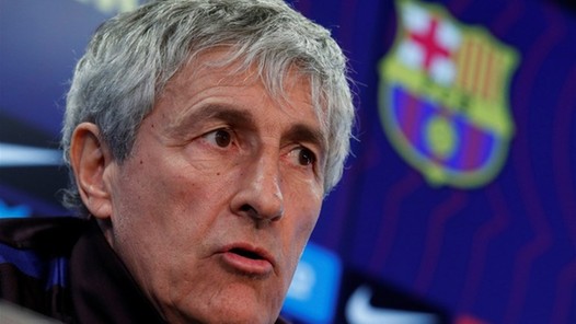 Setién over Barcelona-crisis: 'Eén minuut over gesproken met de spelers'