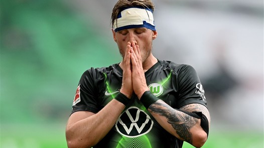 Na drie goals in twee duels beleeft Weghorst nu een kansloze avond