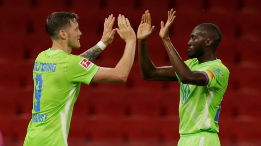 Weghorst meteen op dreef bij ruime Europese zege Wolfsburg