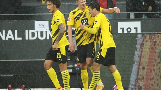 Superduo Reyna-Haaland blinkt uit bij Dortmund, opnieuw gelijkspel voor Bosz