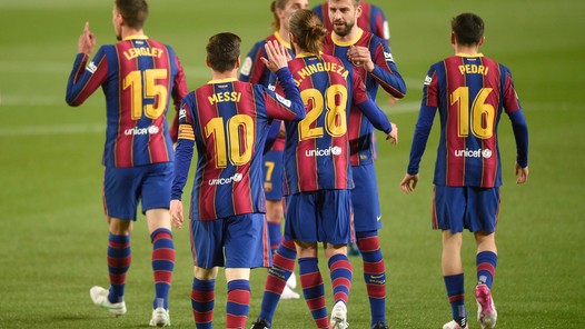 Piqué, Busquets en Messi kunnen luisteren met hun ogen