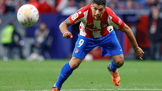 Alle emoties komen los bij Suárez na laatste speelminuut voor Atlético in Madrid