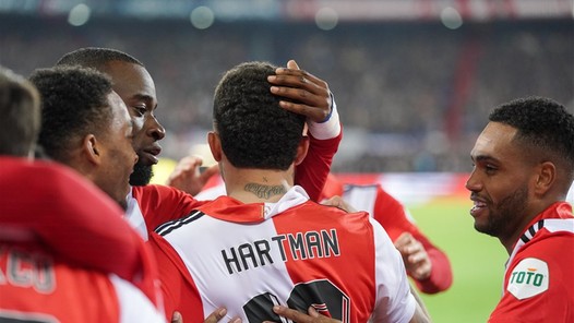 Hartman geniet van eerste goal voor Feyenoord: 'Ik werd gek'