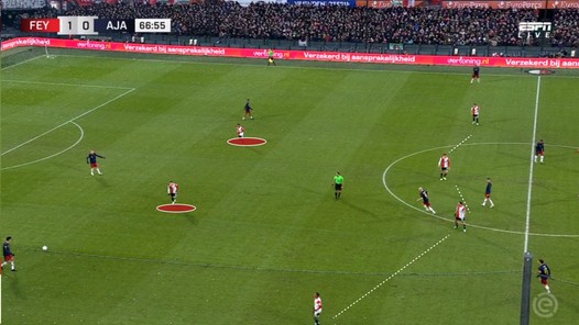 Waarom Ajax pas na rust aan druk van Feyenoord ontsnapt