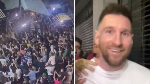 Als god in Argentinië: Messi opgewacht door duizenden aanbidders na etentje