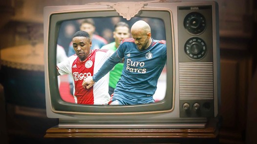 Voetbal op tv: op deze zender is Ajax - Feyenoord te zien