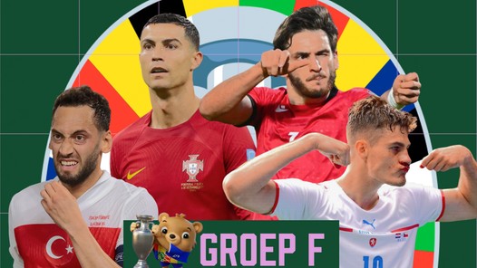 Alles over Groep F: Turkije, Georgië, Portugal en Tsjechië