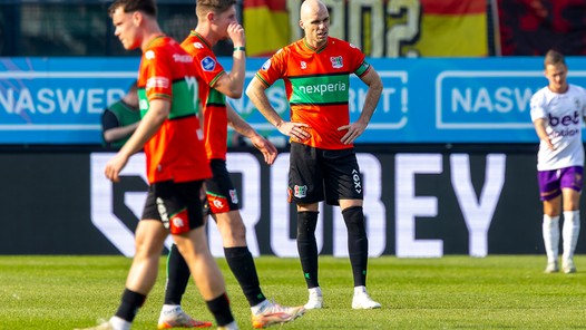 Dertien wedstrijden, twee zeges: NEC speelt als degradatiekandidaat