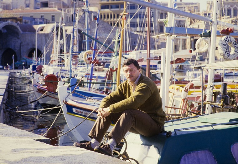 In de haven van Heraklion op Kreta, halverwege de jaren tachtig.