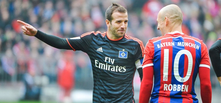 Arjen Robben staat op tien treffers in dertien ontmoetingen met HSV.