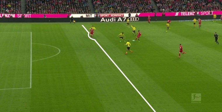 In Duitsland was de eerste goal van Bayern München voer voor grapjes op social media.