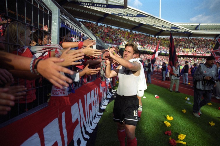 Tommy Svindal Larsen was overal geliefd, op Champions Manager en ook in Neurenberg.
