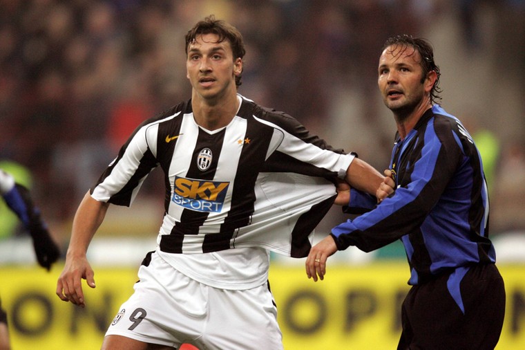 Juventus-Inter staat een tijdje garant voor pittige duels tussen Zlatan Ibrahimovic en Sinisa Mihajlovic.