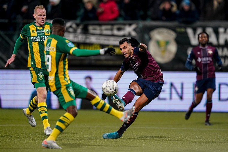 Vangelis Pavlidis maakte zeven van zijn acht doelpunten in uitwedstrijden, meer dan elke andere speler in de Eredivisie.