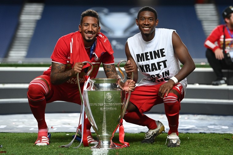 Vormen Jérôme Boateng en David Alaba komend seizoen weer het defensieve centrum van Bayern München?