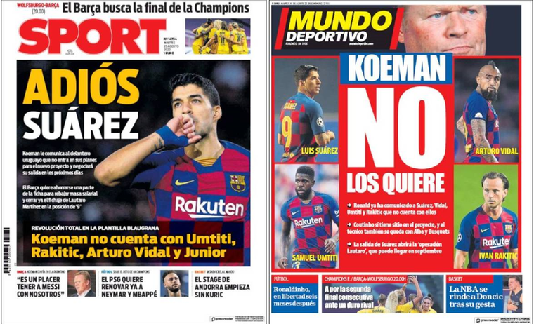 De covers van Sport en Mundo Deportivo