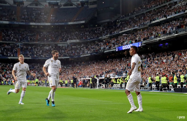 Rodrygo na de goal die hij nooit zal vergeten, zijn eerste voor Real Madrid.