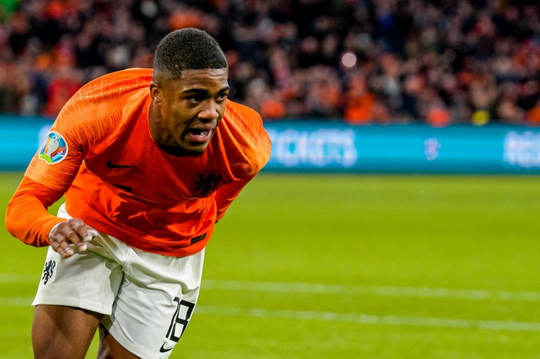 Myron Boadu scoorde in de laatste interland voor de coronabreak, maar wacht nog op een nieuwe kans in Oranje.