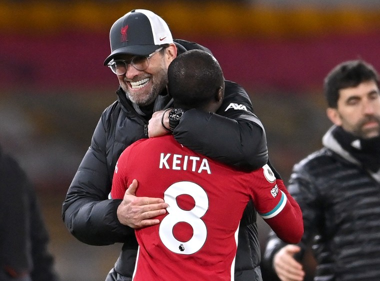 Naby Keïta kwam dit Premier League-seizoen slechts 521 minuten in actie.