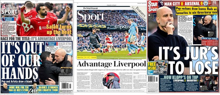 Ook de kranten leggen de druk bij Liverpool.