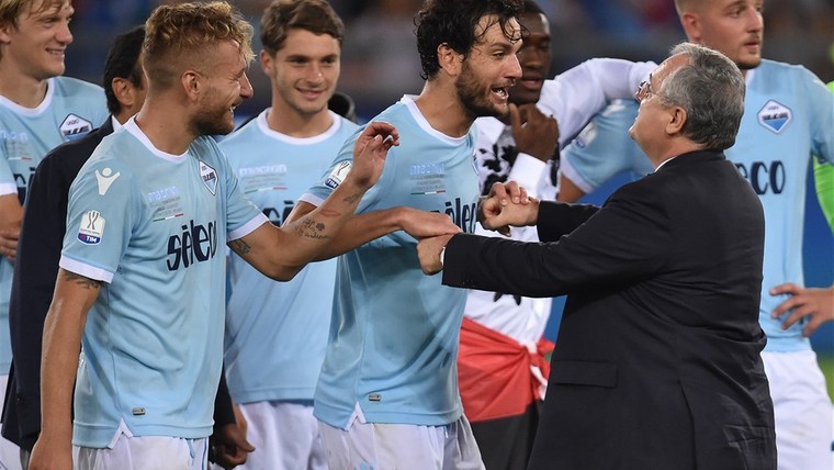 Lazio-voorzitter veegt de vloer aan met eigen spelers: 'Ik kan het zelf beter'