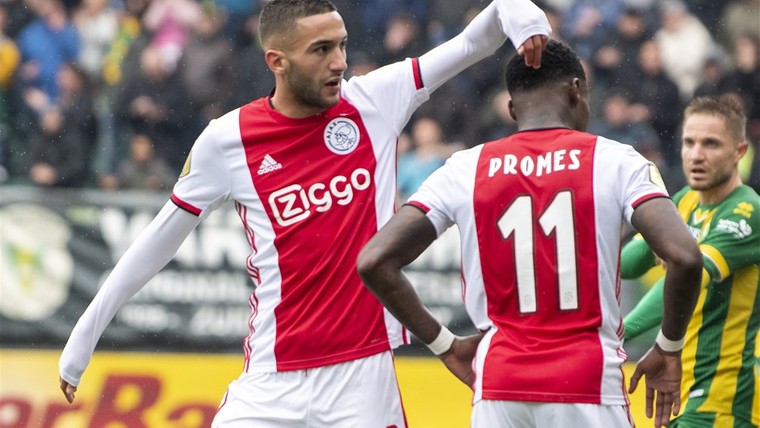 Ajax-jubileum lonkt voor Ziyech, Ihattaren creatieveling van PSV