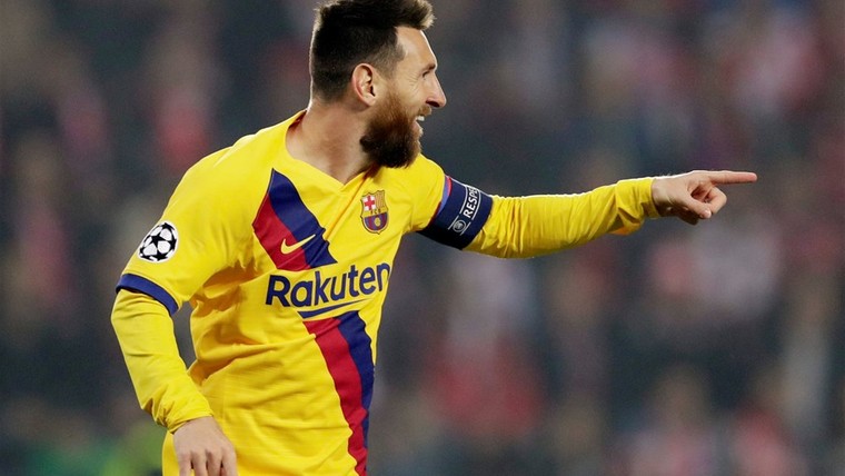 Barça op rozen na historische goal Messi, hoofdrol De Vrij