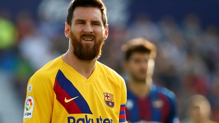 Stunt van Levante: ook met een gouden linkerbeen kan Messi het niet alleen