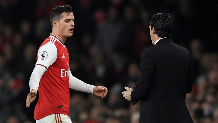 Emery grijpt in: rebelse Xhaka niet langer captain bij Arsenal