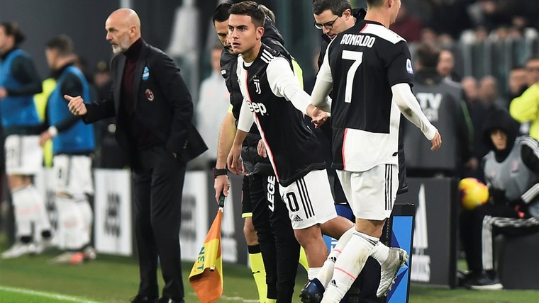 Unieke wissel Ronaldo: vervanger Dybala helpt Juventus aan kop