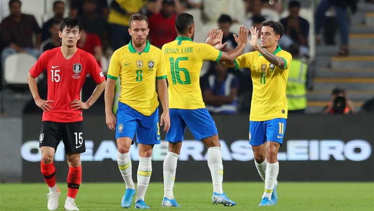 Brazilië maakt dankzij Lodi en Coutinho einde aan belabberde oefenreeks