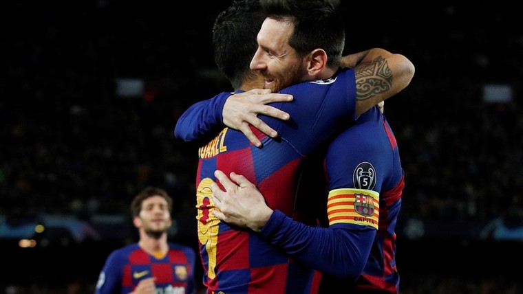 Messi leidt Barça in jubileumwedstrijd naar CL-overwintering, Inter dankt 'Lautaku'