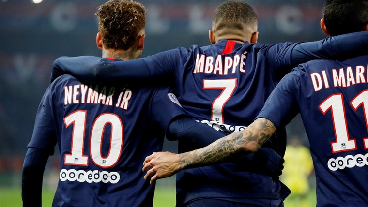 PSG-magie van Di María en Mbappé, opsteker voor Neymar