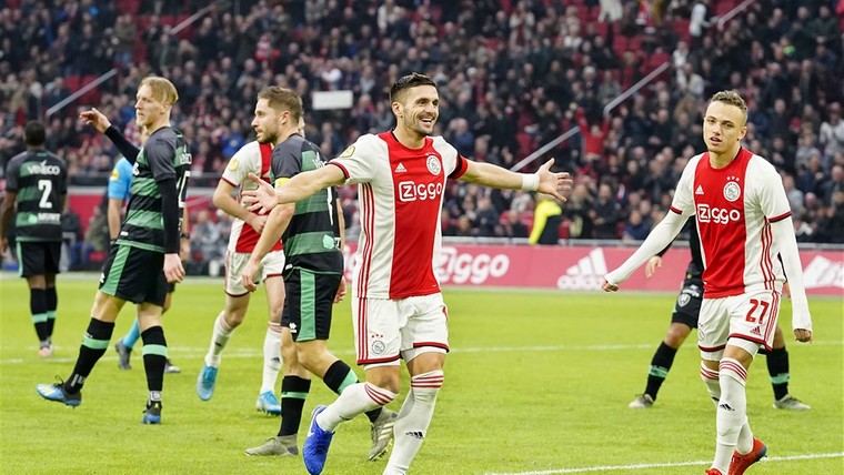 Ajax sluit 2019 in stijl af: jonkies floreren bij doelpuntenregen
