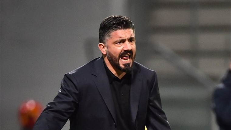 Gattuso ontsnapt met Napoli aan nieuwe zeperd