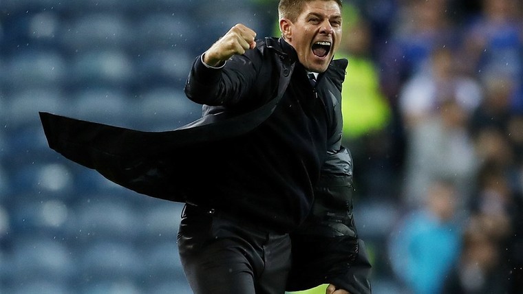 Enorme ontlading bij Gerrard: Rangers pijnigt alleenheerser Celtic