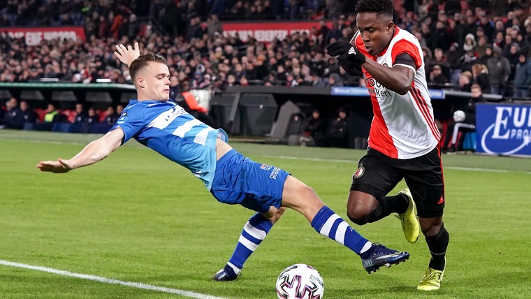 Feyenoord-revelatie Luis Sinisterra gaat nóóit neer bij de eerste tik 