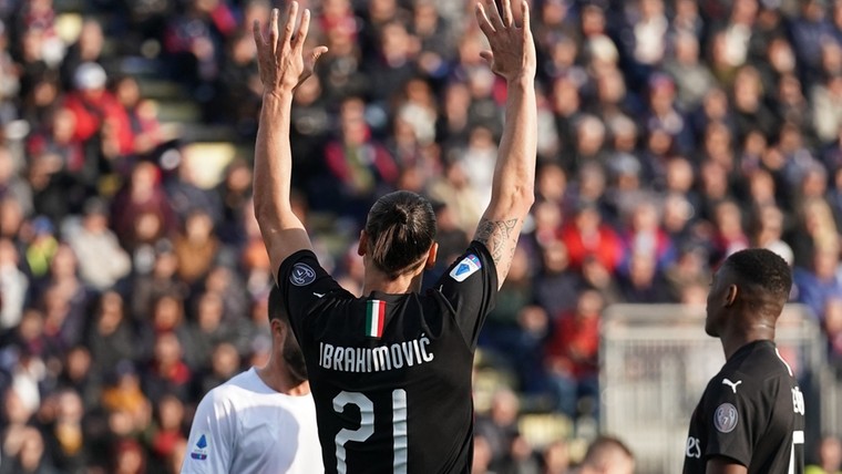 Ibrahimovic maakt woorden waar en helpt Milan aan knappe zege