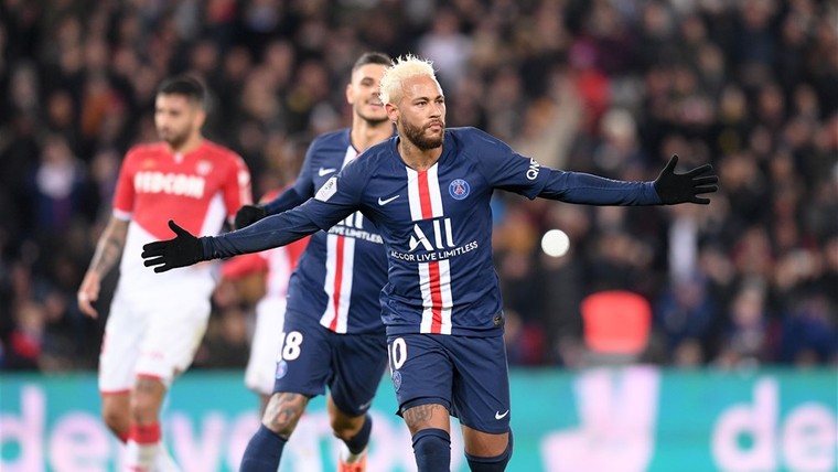 Opgekrabbeld Monaco verpest Neymar-show