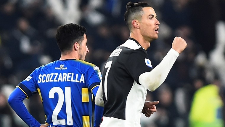 Juventus dankzij Ronaldo in topvorm vier punten los