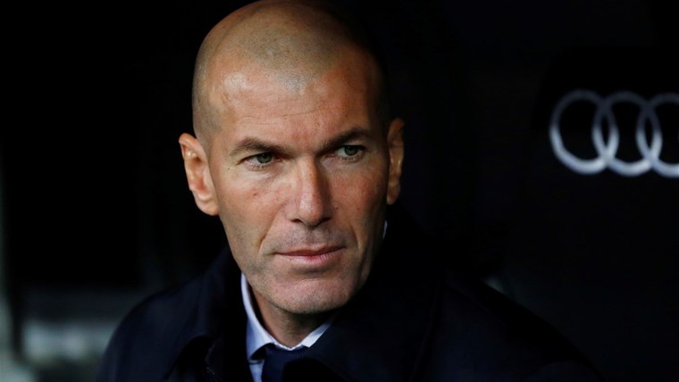 Zidane trekt na zege boetekleed aan over harde ingreep