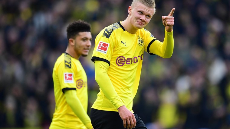 Dortmund stapelverliefd op weergaloze Haaland: 'Hij is super'