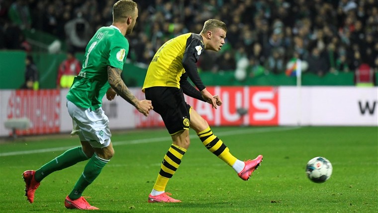 Werder Bremen overleeft vervolg doelpuntenreeks Haaland