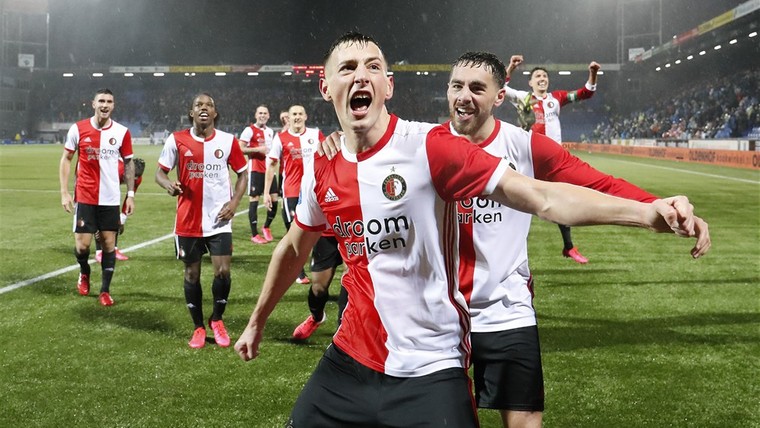 Feyenoord komt rampstart in Zwolle knap te boven
