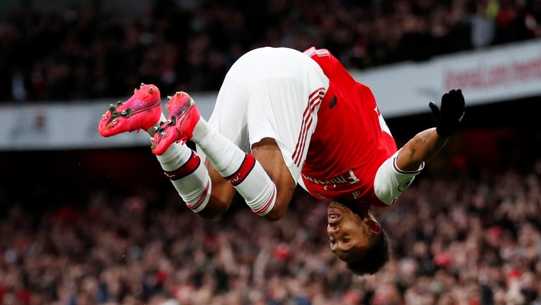 Topscorer Aubameyang zet kroon op voorwerk Arsenal-talenten in waar 'flitsduel'